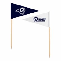 The Sports Vault 7183138226 Los Angeles Rams Toothpick Flags - Pack of 36