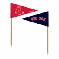 The Sports Vault 7183138504 Boston Red Sox Toothpick Flags - Pack of 36