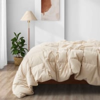 All Season 100% Organic Cotton Down Duvet Insert Medium Warmth Comforter