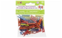 Mini Wood Clothespins-Colored 1  45/Pkg