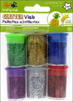 Krafty Kids Twinkle Town Neon Glitter Vials Perspective: Main