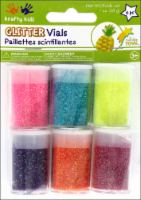 Krafty Kids Twinkle Town Neon Glitter Vials Perspective: Main