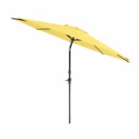 UV and Wind Resistant Tilting Patio Umbrella in Yellow - CorLiving