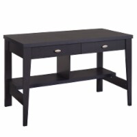 CorLiving Folio 2-Drawer Desk in Rich Espresso