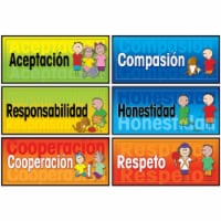 Poster Pals 8  x 18  Spanish Character Education Posters 6 Poster Set (PSZSN14)