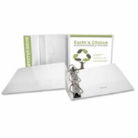 Samsill Corporation SAM16987 D-Ring View Binders- 3in. Capacity- 11in.x8-.50in.- White
