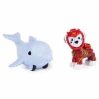 Paw Patrol Marshall and Dolphin Aqua Pups Action Figures Perspective: Main