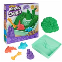 Kinetic Sand™ Green Sand & Molds Sandbox Set Perspective: Main
