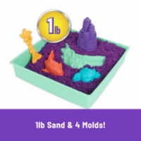 Kinetic Sand® Purple Sand & Molds Sandbox Set Perspective: Main