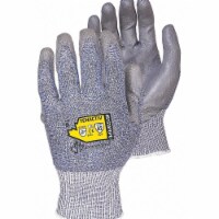 Superior Glove Knit Gloves,Blue/Gray,Glove Size 12,PR  S15TAFGPU2