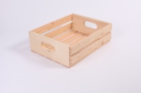 Pine Storage Crate Perspective: Main