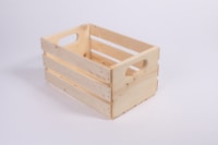 Pine Wood Storage Crate Perspective: Main