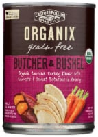 Castor & Pollux Organix Butcher & Bushel Turkey & Vegetables Dog Food