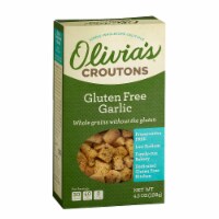 Olivia's - Croutons Garlic Gluten Free - Case of 6 - 4.5 oz.