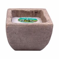 20282 Stone Terracotta Mosquito Repellent Candle - pack of 6