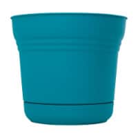4.5 x 5 in. Dia. Resin Planter, Teal