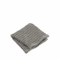 12 x 12 in. Caro Waffle Bathroom Washcloth, Satellite - Set of 2