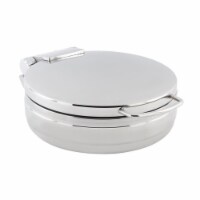 1 gal Round Full Size Induction Chafing Dish No Glass & without Stand, 14.75 x 19 x 5.12 in.