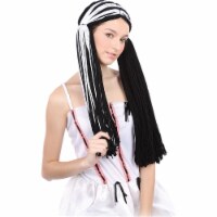 Rag Doll Wig&#44; Black & White