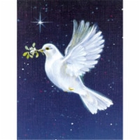 Peace Dove with the Olive Branch Flag Garden Size