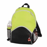 16 in. Classic Lime Backpack - 2 Side Mesh Pockets, Case of 25