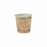 SCC 4 oz Single-Sided Poly Paper Hot Cup, 50 Per Pack & Pack of 20