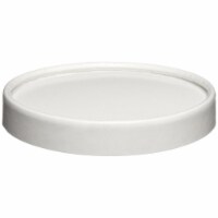 SCC Paper Lids for Food Containers, White