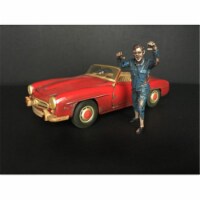 Zombie Mechanic Figurine III For 1 by 24 Scale Models