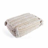 12 x 36 x 23 D in. Francesco Pouf Natural