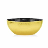 6 in. Hammered Gold Round Nut Bowl