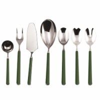 Fantasia Flatware Set, Verde - 7 Piece
