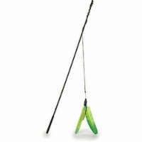 Wand with Feline Flyer Attachment Toy