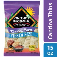 On the Border® Cantina Thins® Fiesta Size Tortilla Chips Perspective: Main