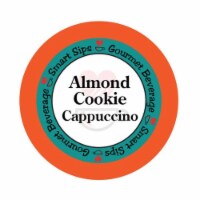 Smart Sips CAPALMCOOK24 Almond Cookie Cappuccino Single Serve Cups for All Keurig K-cup Brewe