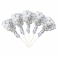 300ct White Candy Birthday Cake Dum Dums Lollipops Bulk Candy