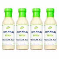 Yo Mama's Foods Keto-Friendly Ranch Salad Dressing - (4) 13 Ounce Bottles - Low Carb