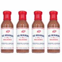 Yo Mama's Foods Honey Balsamic Vinaigrette Salad Dressing and Marinade (4) 13 OZ Bottles