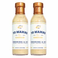 Yo Mama's Foods Keto Caesar Salad Dressing (2) Bottles