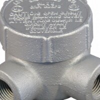 Appleton Electric Conduit Outlet Body,Iron,Trd Sz 1/2in  GRJL50