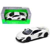 Welly 24089W McLaren 675LT Coupe White 1 by 24-1 by 27 Die-Cast Model Cars