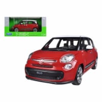 Welly 24038r 2013 Fiat 500L Red 1-24 Diecast Car Model