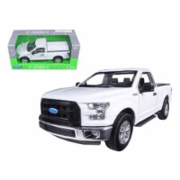 Welly 24063w 2015 Ford F-150 Pickup Truck Regular Cab White 1-24 Diecast Model