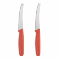 HIC Kitchen Serrated Tomato Knife, German Steel Blade, Set of 2