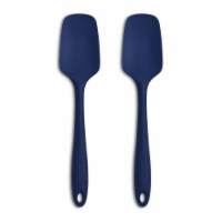 Mrs. Anderson's Baking Silicone Spoon Spatula, Flexible and Non-Stick, Navy