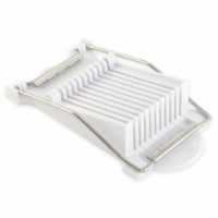 HIC Luncheon Meat Slicer, Stainless Steel Wires, BPA free, Cuts 9 Slices