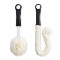 HIC Bar Soft Foam Glass Washing Brush, Non-Scratch Foam Tips Perspective: Main