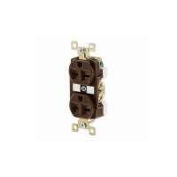 Sim Supply Receptacle,Brown,15A,6-15R NEMA Config. BRY5662