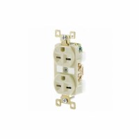 Sim Supply Receptacle,Ivory,15A,6-15R NEMA Config.  5662I