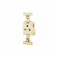 Sim Supply Receptacle,Ivory,20A,Nylon,Single Outlet  5461I