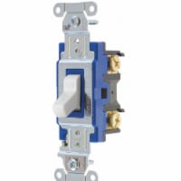 Sim Supply Wall Switch,15A,White,1-Pole Type,Toggle  4801BW